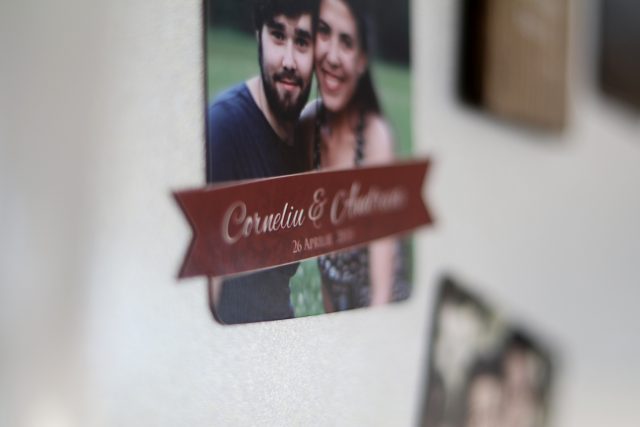 Poză magnetică “Save the date”